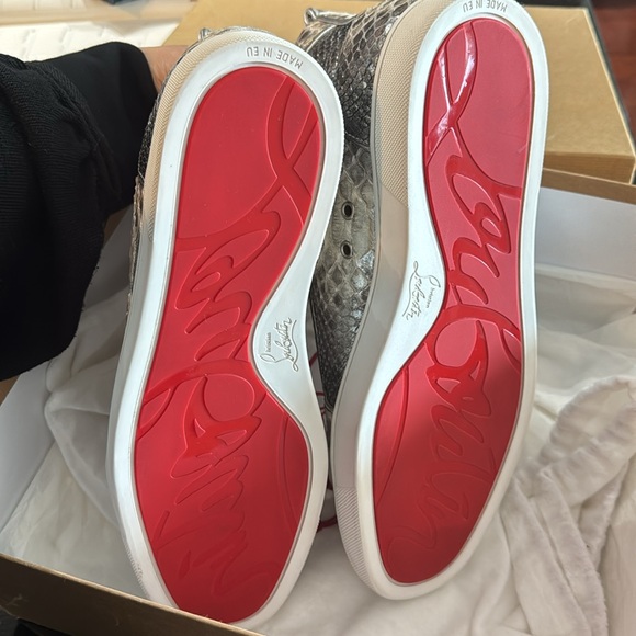 NEW NEVER WORN LOUBOUTIN SNEAKERS - Picture 4 of 12